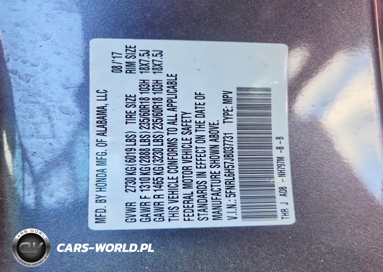 2018 Honda Odyssey Ex VIN:5FNRL6H57JB037731 - 13