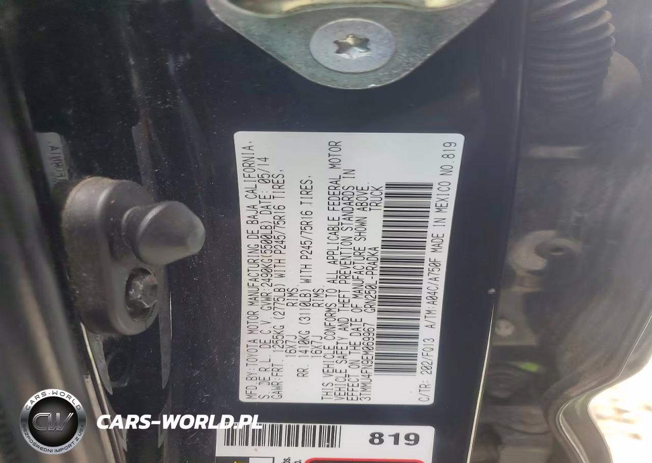 2014 Toyota Tacoma Double Cab Long Bed VIN:3TMMU4FN9EM069967 - 12