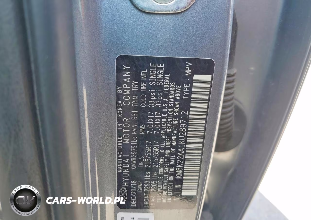 2019 Hyundai Kona Sel VIN:KM8K22AA1KU289712 - 13