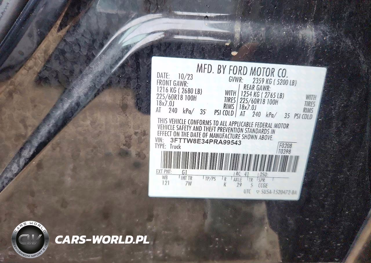 2023 Ford Maverick Xl VIN:3FTTW8E34PRA99543 - 12