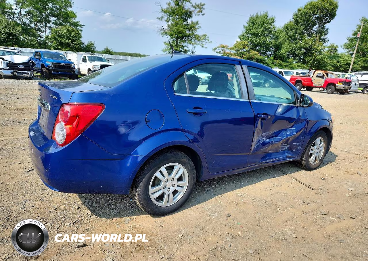 2014 Chevrolet Sonic Lt VIN:1G1JC5SH4E4154313 - 3