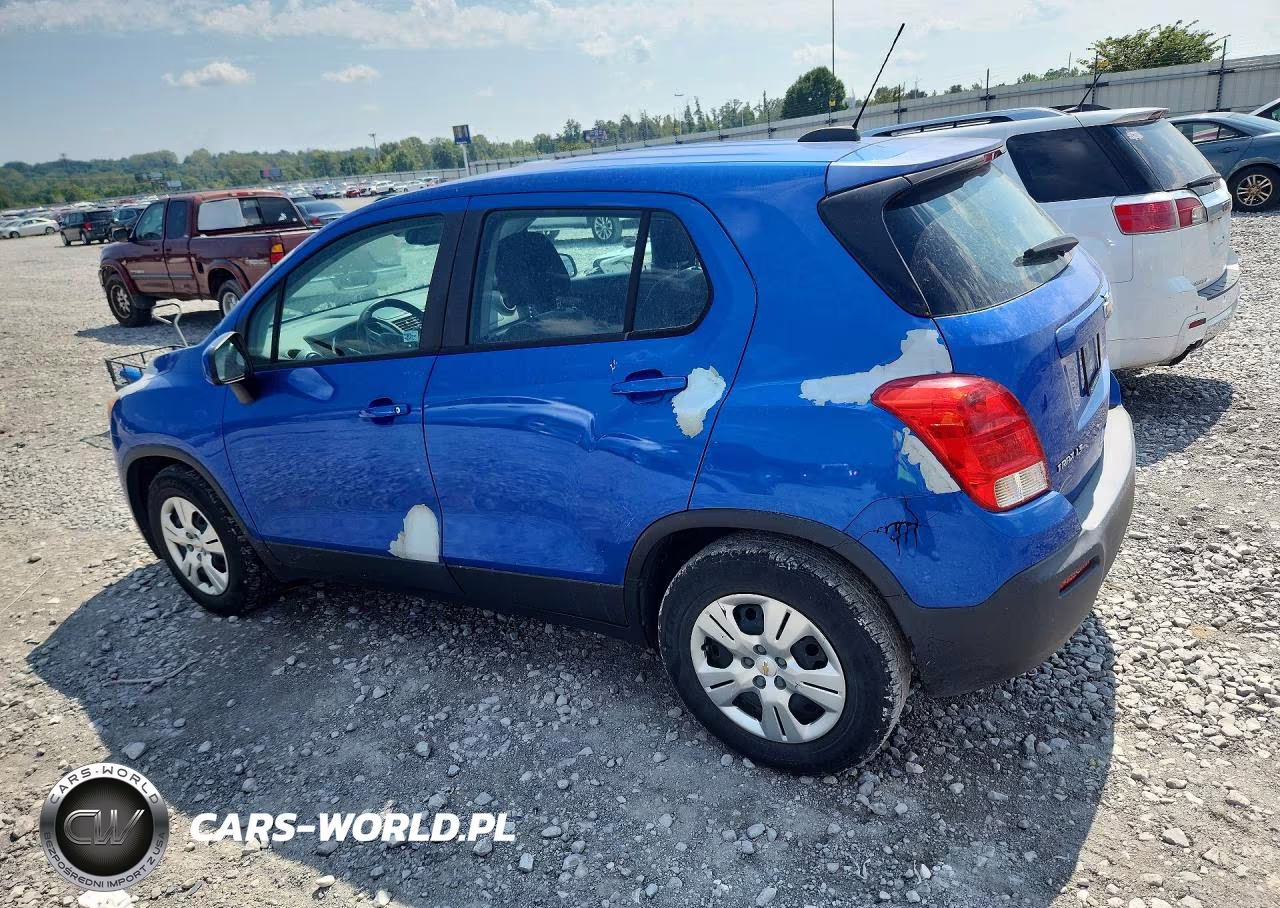 2015 Chevrolet Trax Ls VIN:KL7CJKSBXFB249498 - 2