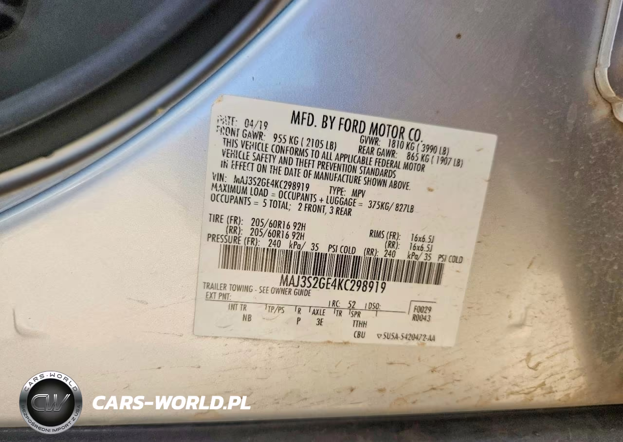 2019 Ford Ecosport Se VIN:MAJ3S2GE4KC298919 - 13