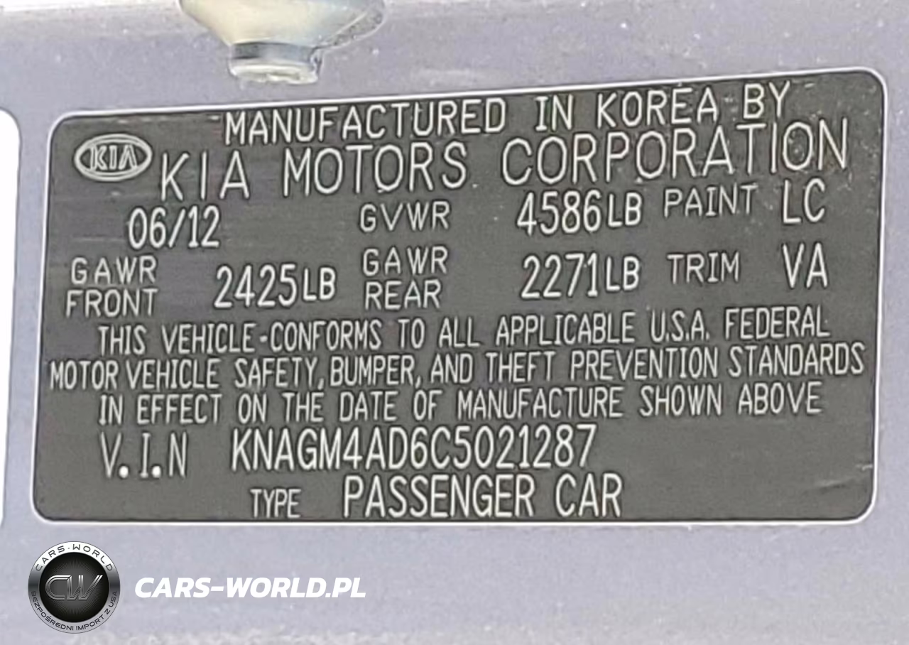 2012 Kia Optima Hyb VIN:KNAGM4AD6C5021287 - 12