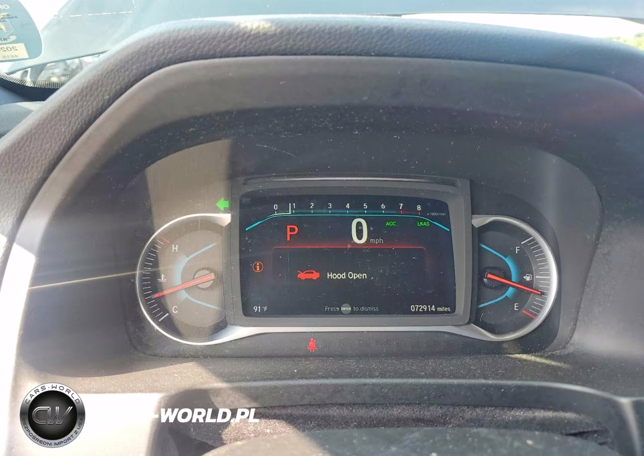 2019 Honda Passport Exl VIN:5FNYF8H51KB022917 - 9