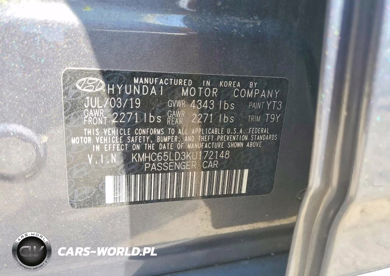 2019 Hyundai Ioniq Plug-In Hybrid Base VIN:KMHC65LD3KU172148 - 12