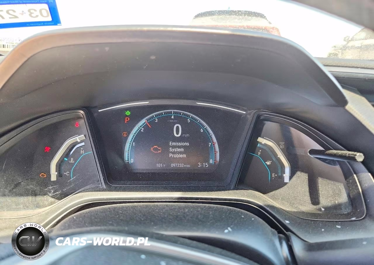 2019 Honda Civic Lx VIN:2HGFC4B65KH300983 - 9