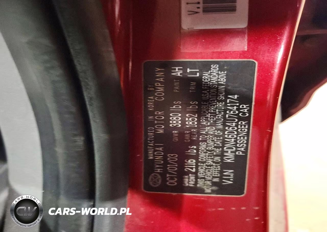 2004 Hyundai Elantra Gls VIN:KMHDN46D64U764174 - 12