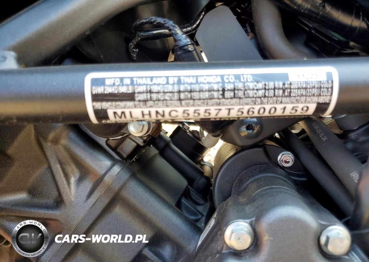 2026 Honda Cbf300 Na VIN:MLHNC5557T5600159 - 9