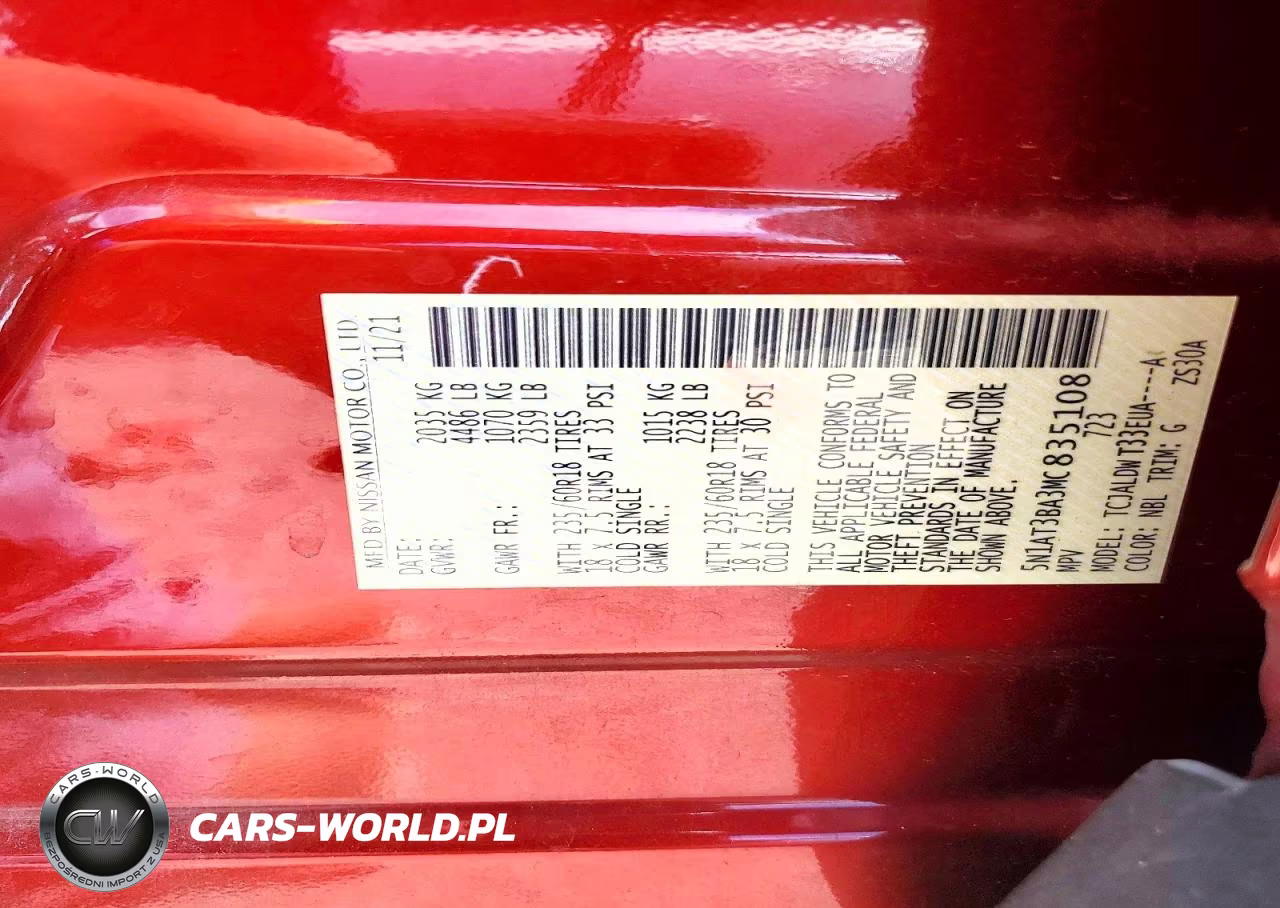 2021 Nissan Rogue Sv VIN:5N1AT3BA3MC835108 - 13