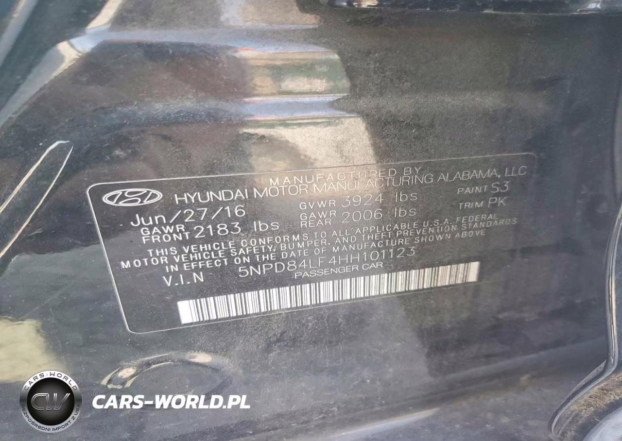 2017 Hyundai Elantra Se VIN:5NPD84LF4HH101123 - 12