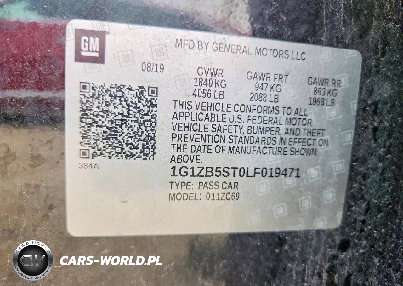 2020 Chevrolet Malibu Ls VIN:1G1ZB5ST0LF019471 - 12