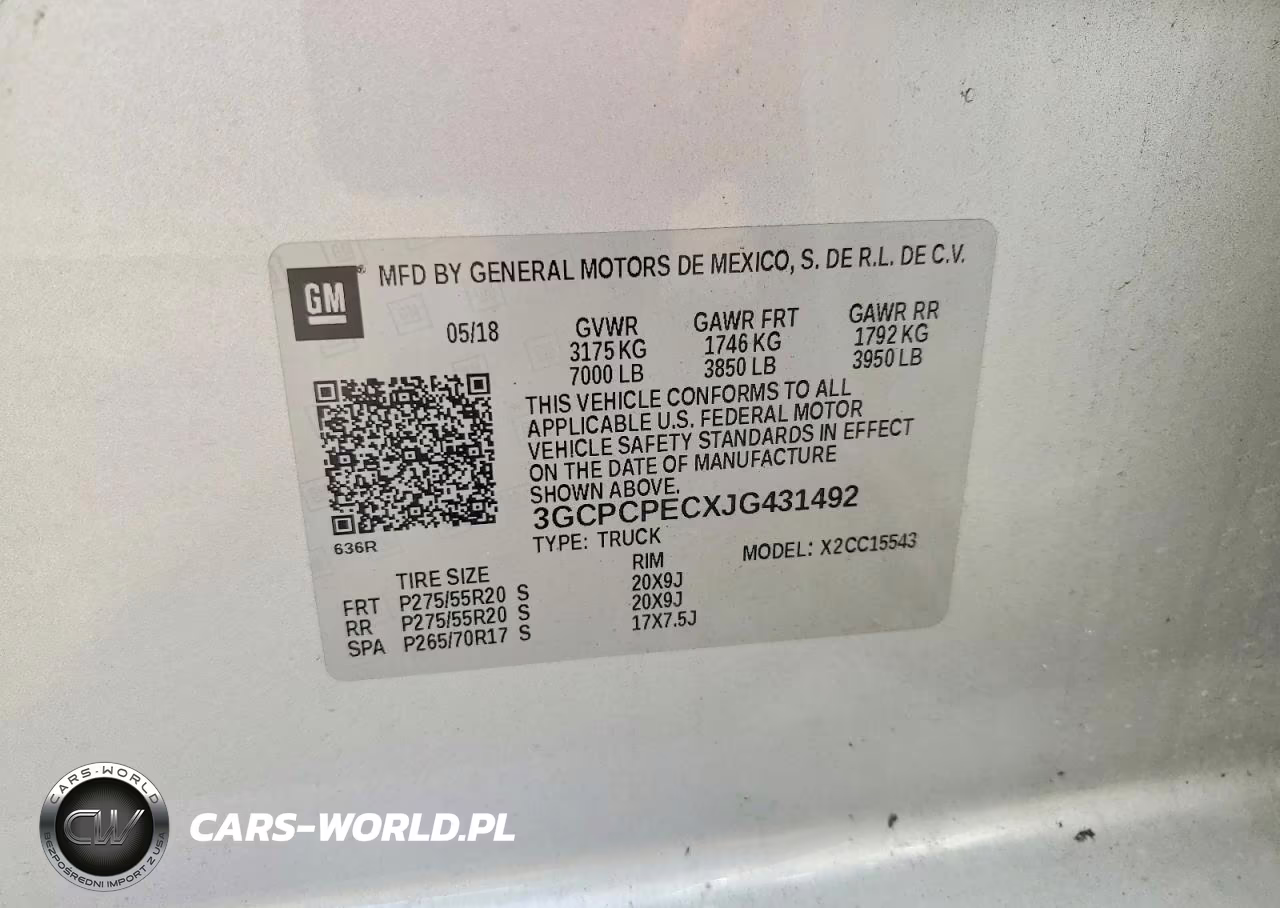 2018 Chevrolet Silverado C1500 Custom VIN:3GCPCPECXJG431492 - 12