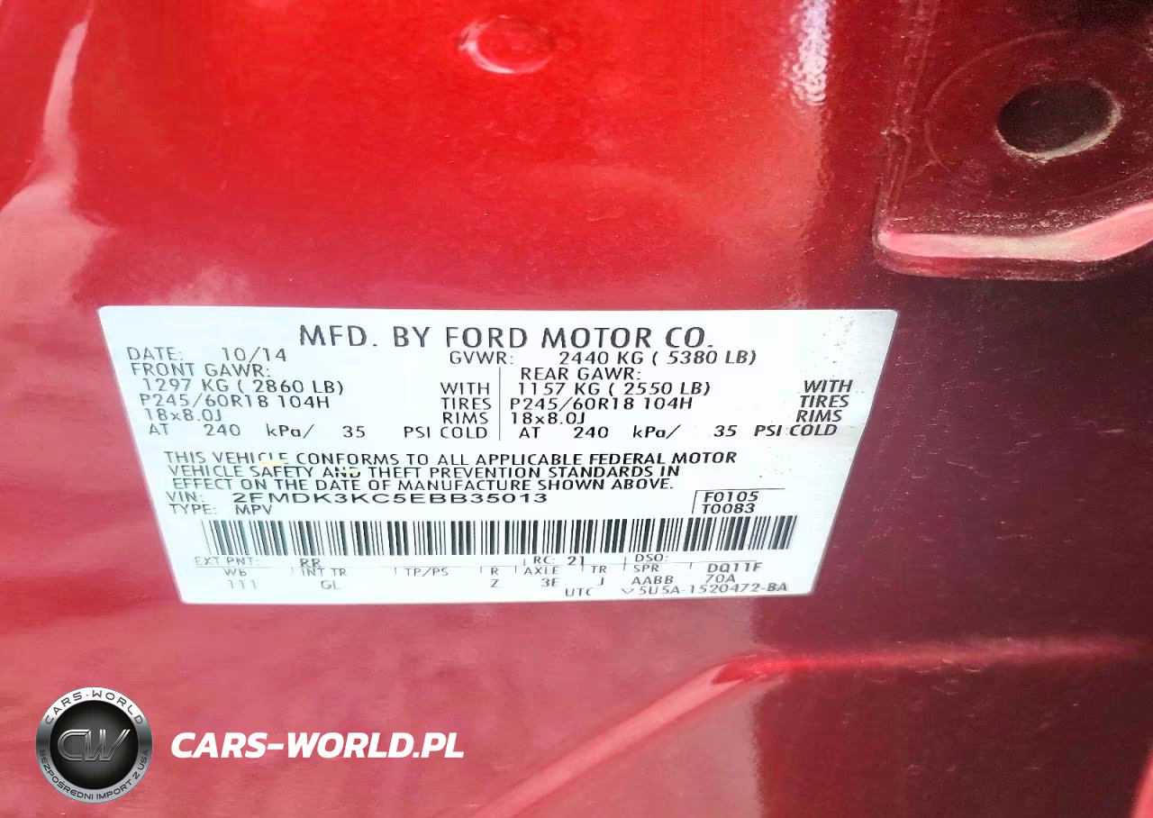 2014 Ford Edge Limited VIN:2FMDK3KC5EBB35013 - 13