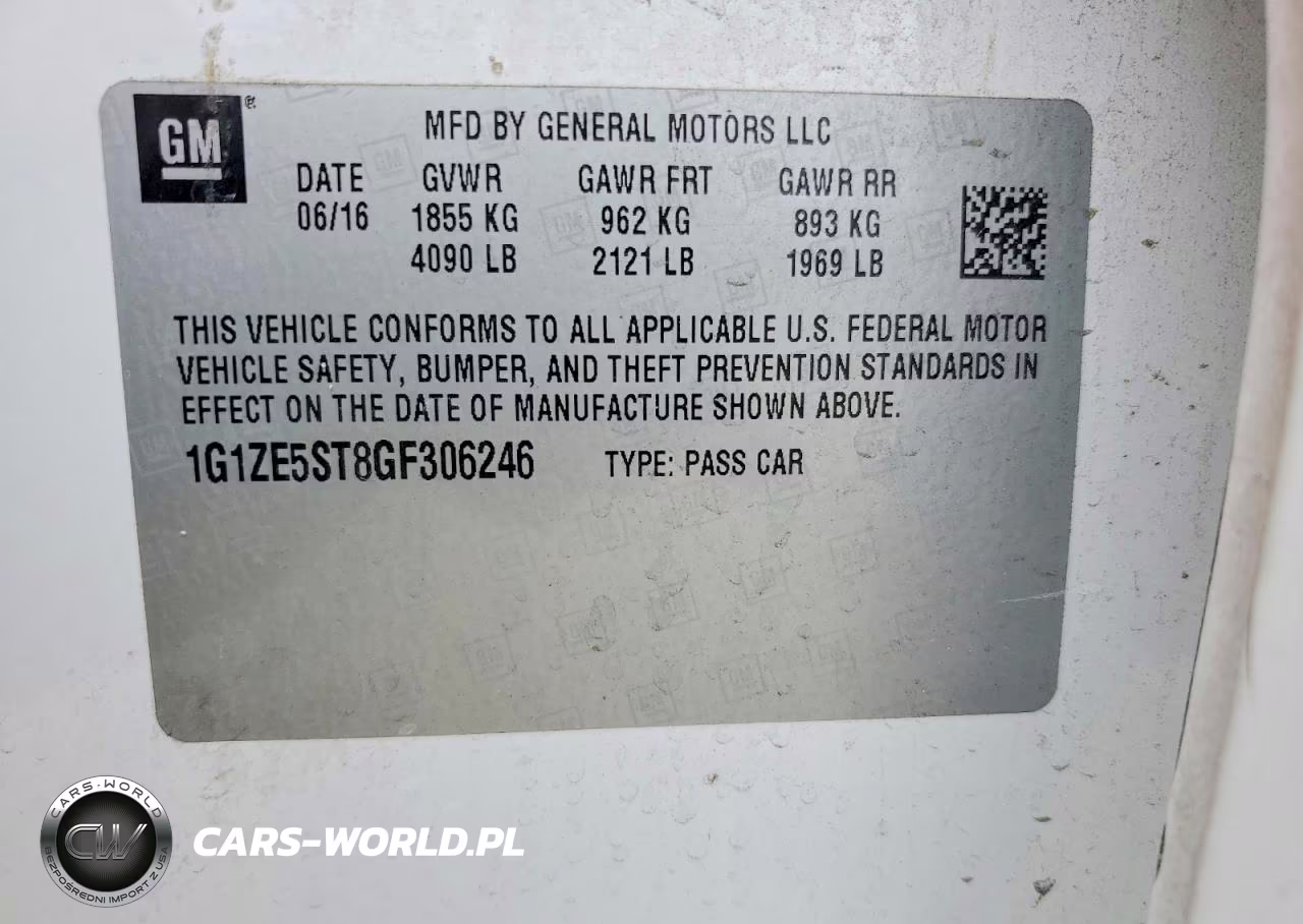 2016 Chevrolet Malibu Lt VIN:1G1ZE5ST8GF306246 - 12