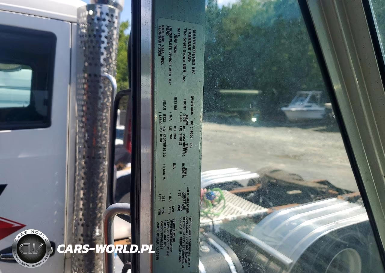 2020 Ford F59 Delivery Truck VIN:1F65F5KN7L0A01888 - 13