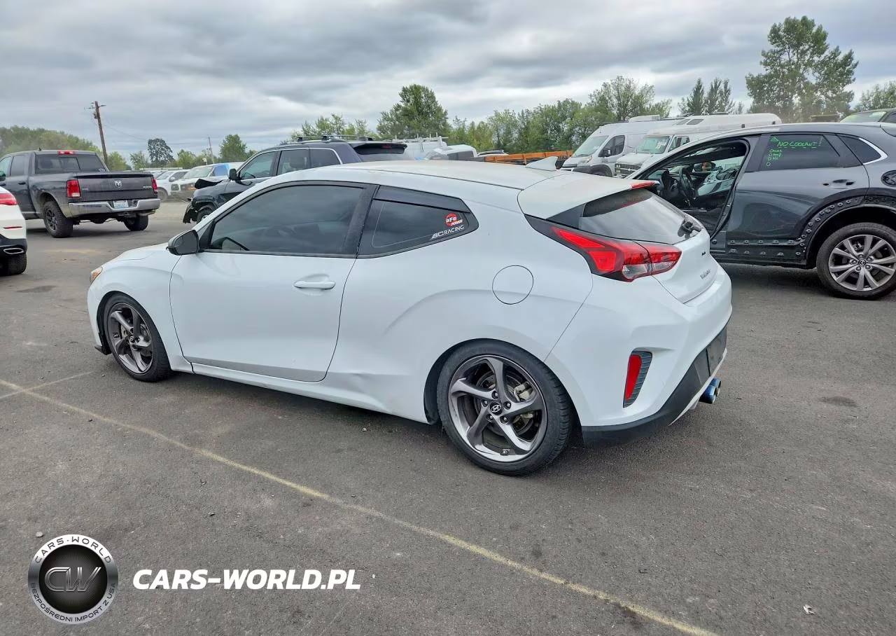 2019 Hyundai Veloster 2.0L VIN:KMHTG6AF8KU019613 - 2