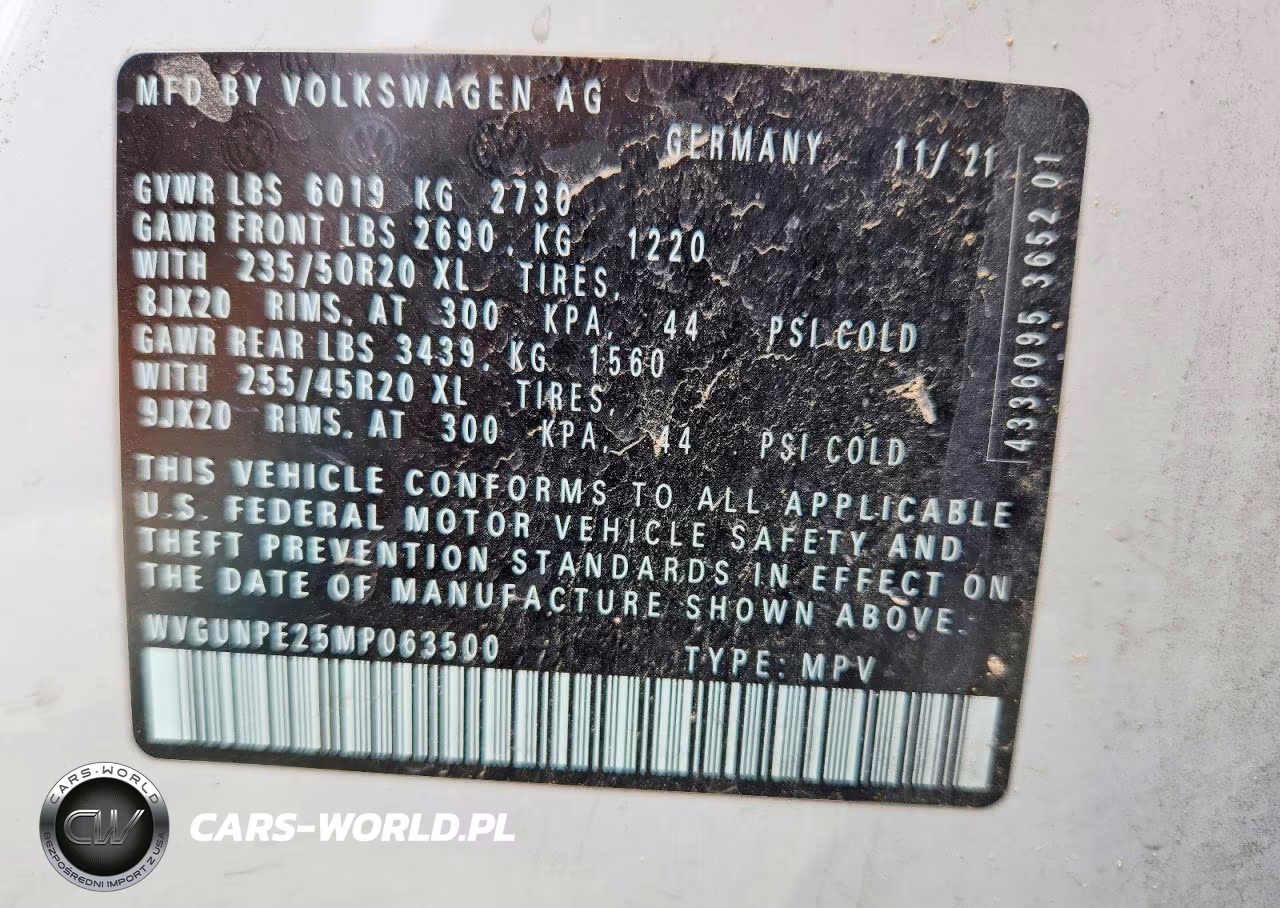 2021 Volkswagen Id.4 Pro S VIN:WVGUNPE25MP063500 - 12
