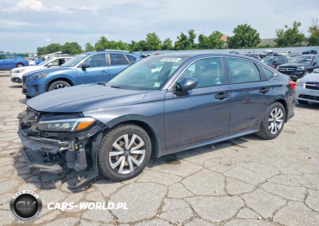 2022 Honda Civic Lx VIN:2HGFE2F25NH520652 - 1