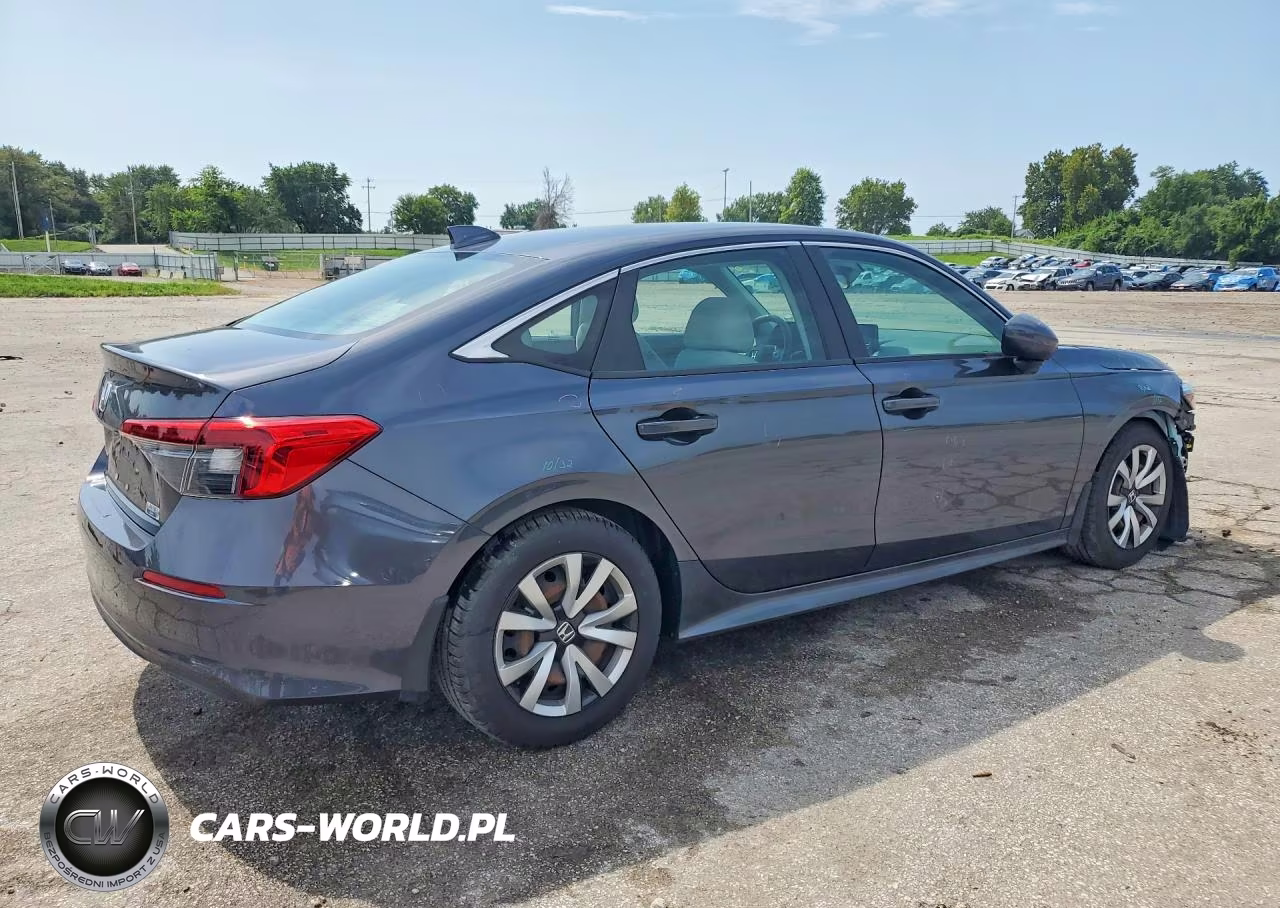 2022 Honda Civic Lx VIN:2HGFE2F25NH520652 - 3