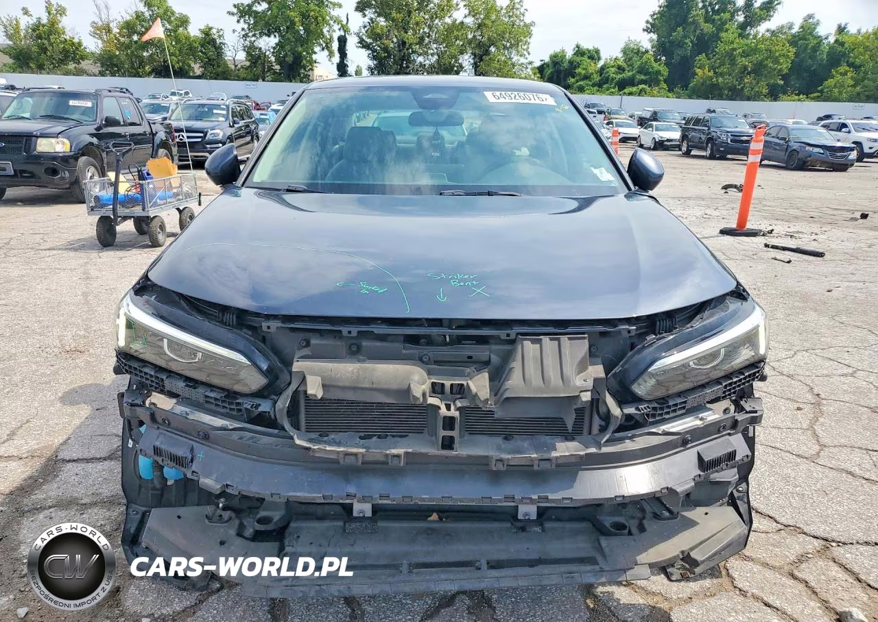 2022 Honda Civic Lx VIN:2HGFE2F25NH520652 - 5
