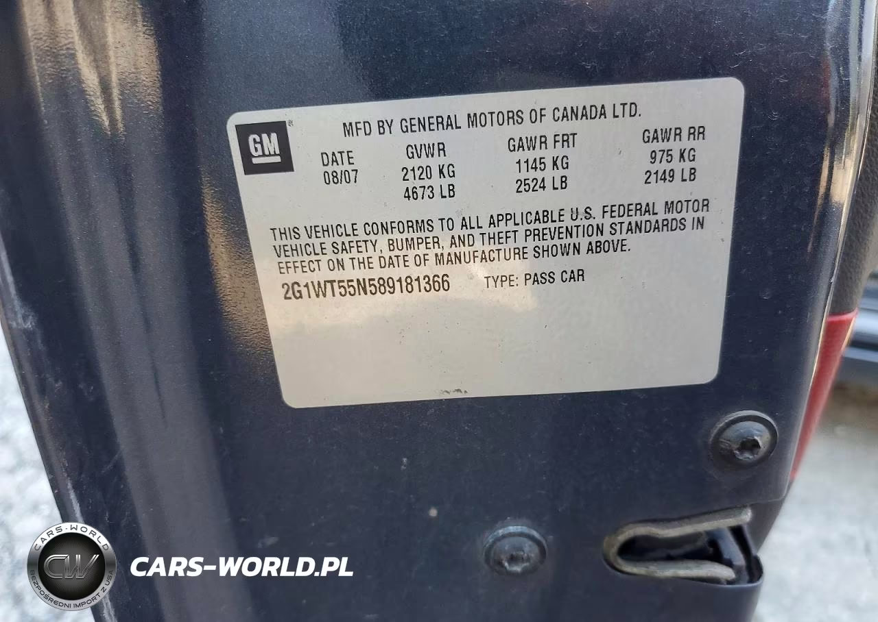 2008 Chevrolet Impala Lt VIN:2G1WT55N589181366 - 12
