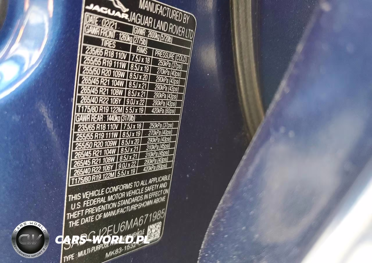 2021 Jaguar F-Pace S VIN:SADCJ2EU6MA671985 - 13
