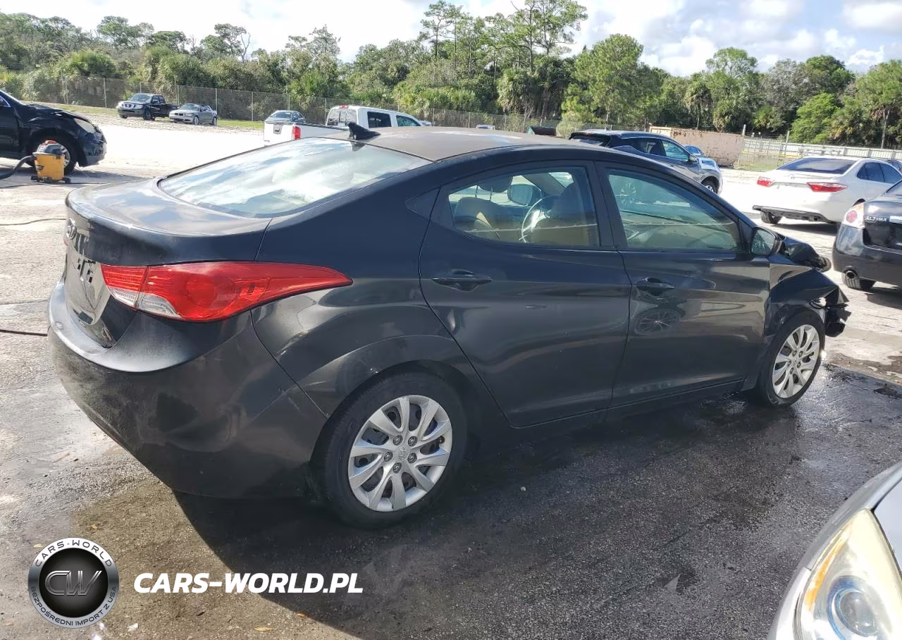2012 Hyundai Elantra Gls VIN:5NPDH4AEXCH108693 - 3