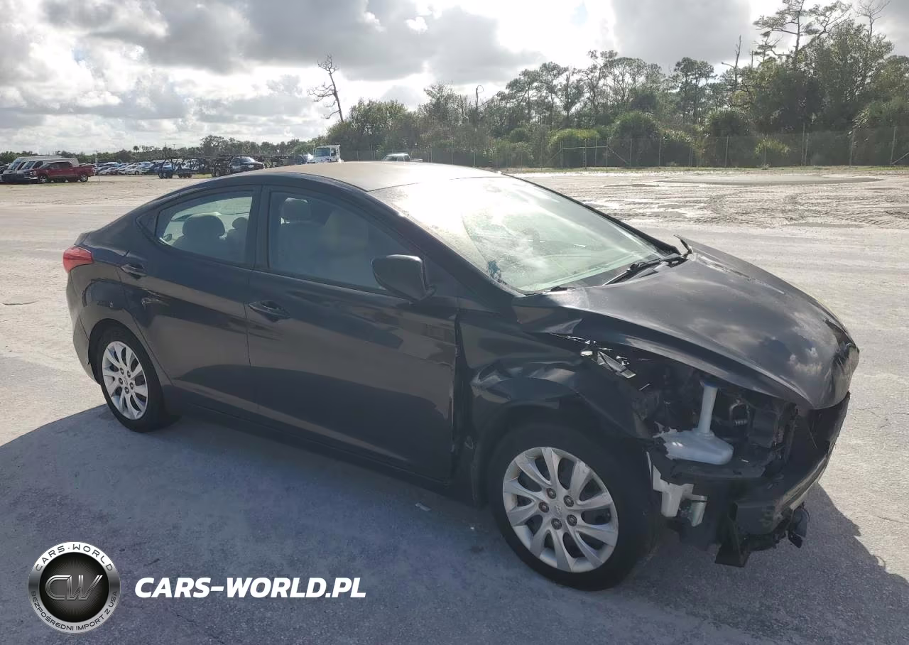 2012 Hyundai Elantra Gls VIN:5NPDH4AEXCH108693 - 4