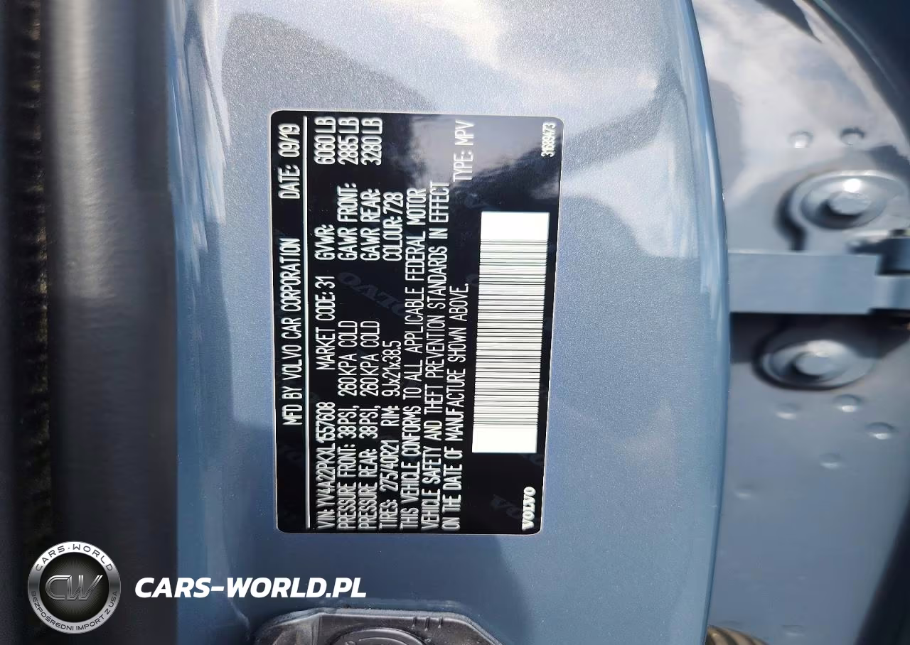 2020 Volvo Xc90 T6 Momentum VIN:YV4A22PKXL1557608 - 13