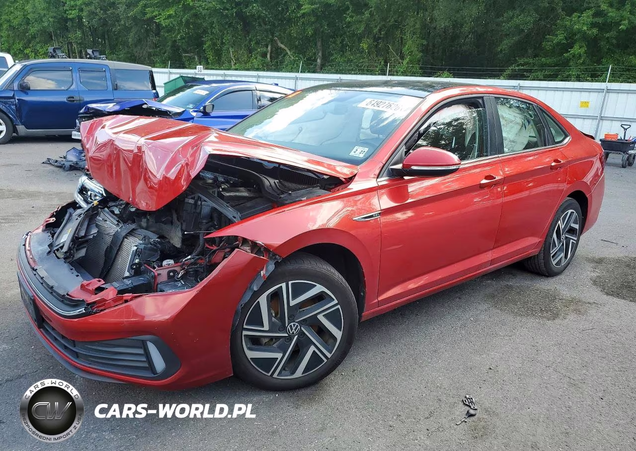 2022 Volkswagen Jetta Sel VIN:3VWGM7BU0NM032637 - 1