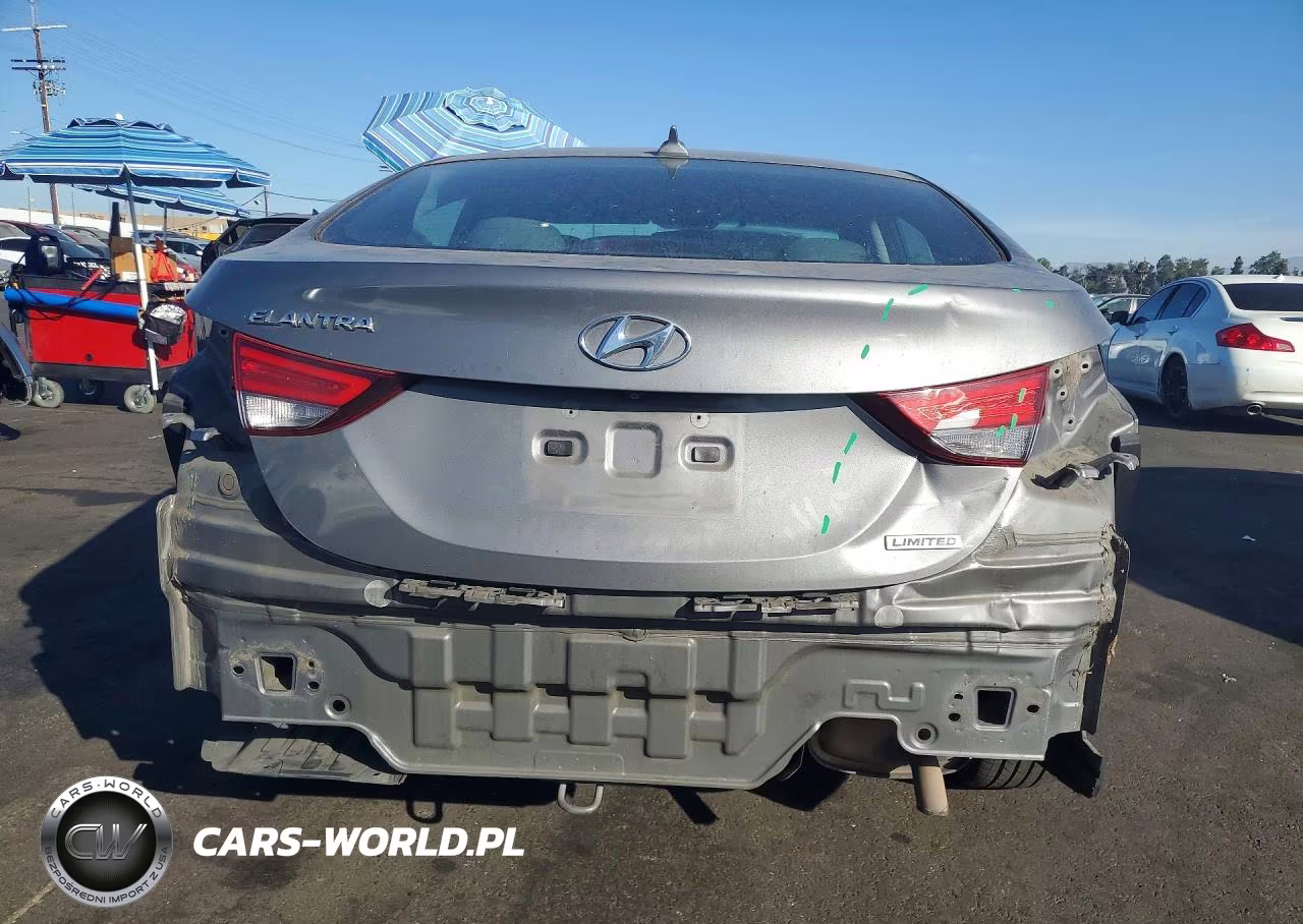 2014 Hyundai Elantra Limited VIN:5NPDH4AE2EH477390 - 6