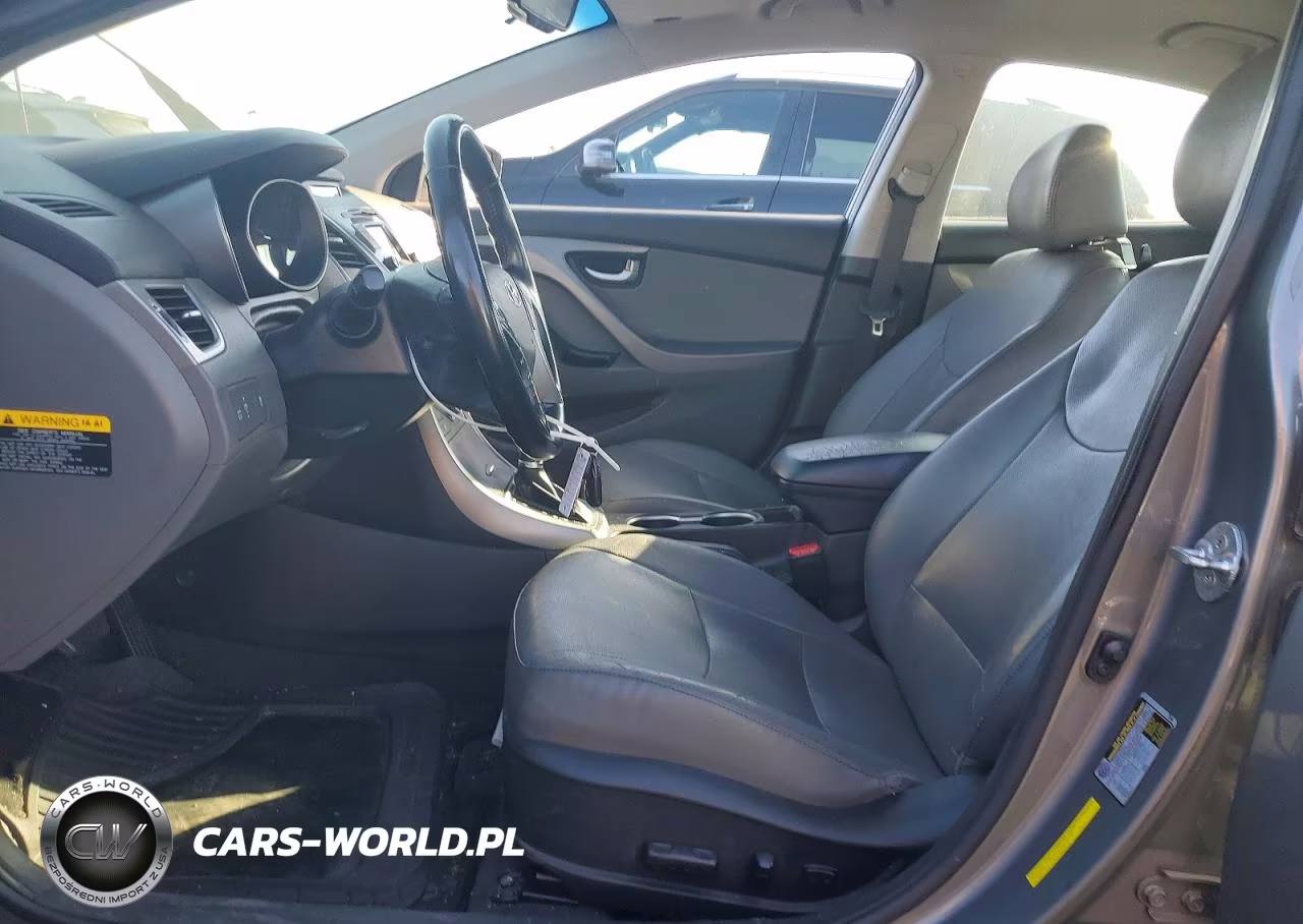 2014 Hyundai Elantra Limited VIN:5NPDH4AE2EH477390 - 7