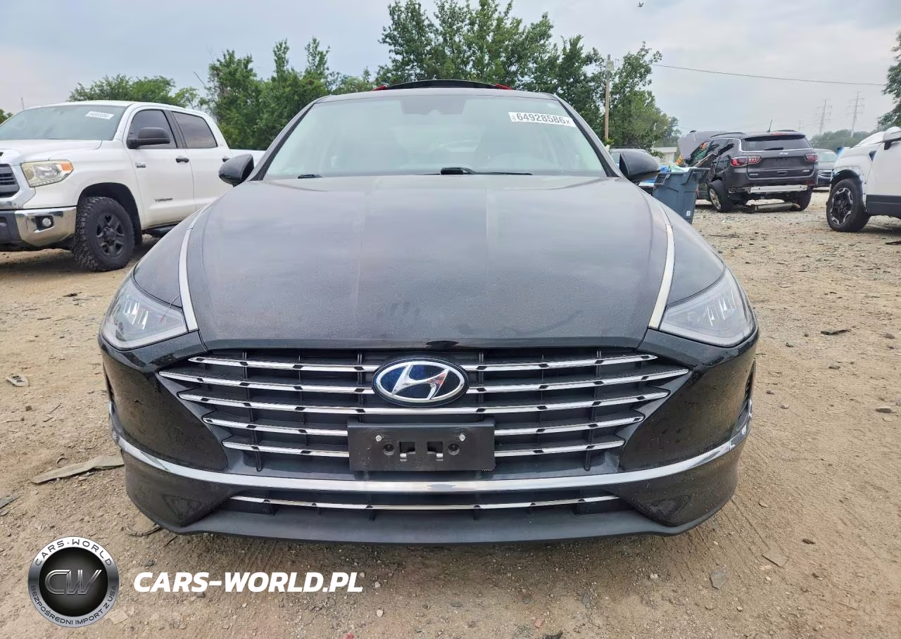 2021 Hyundai Sonata Hybrid Blue VIN:KMHL24JJ2MA027475 - 5