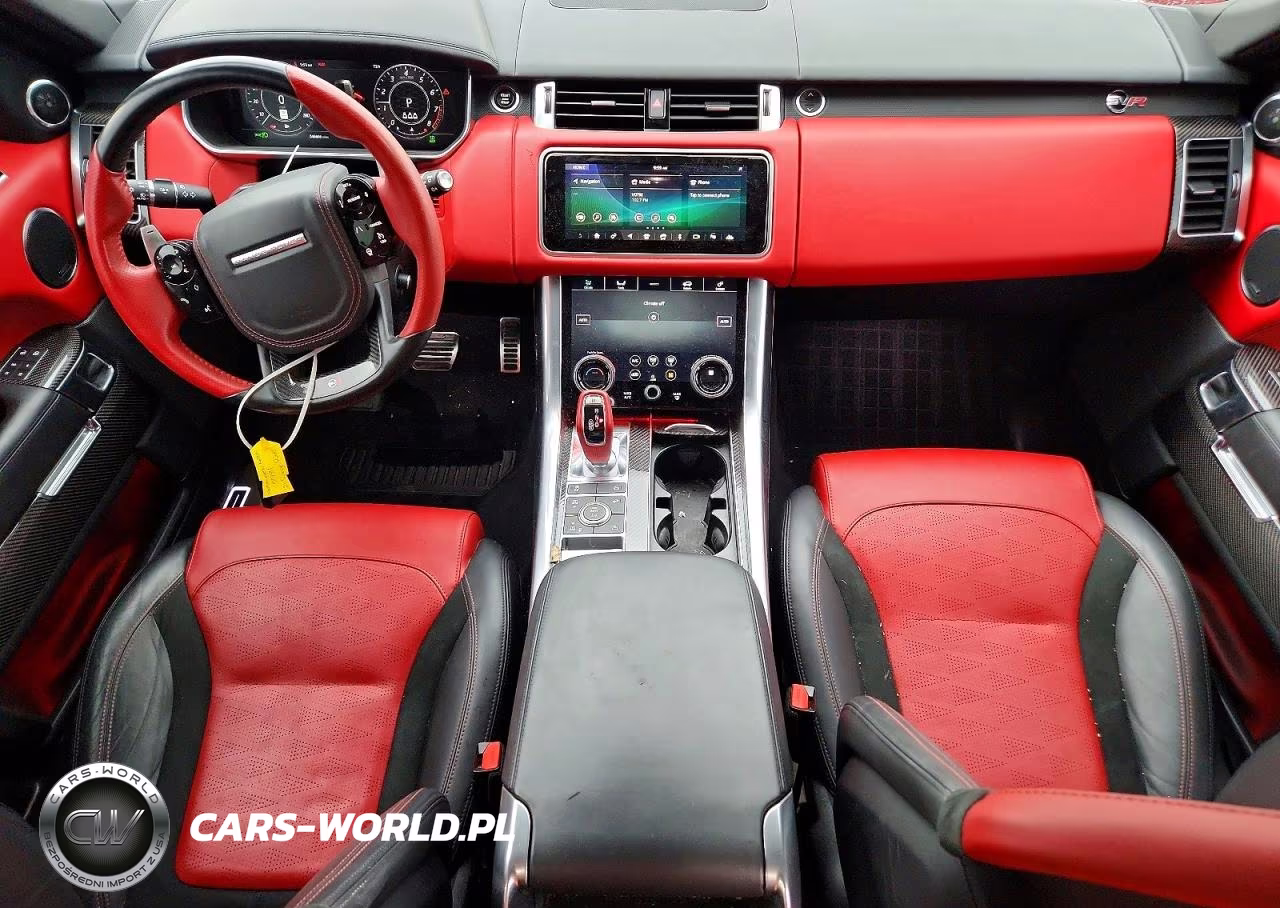 2021 Land Rover Range Rover Sport Svr VIN:SALWZ2RE9MA764691 - 8