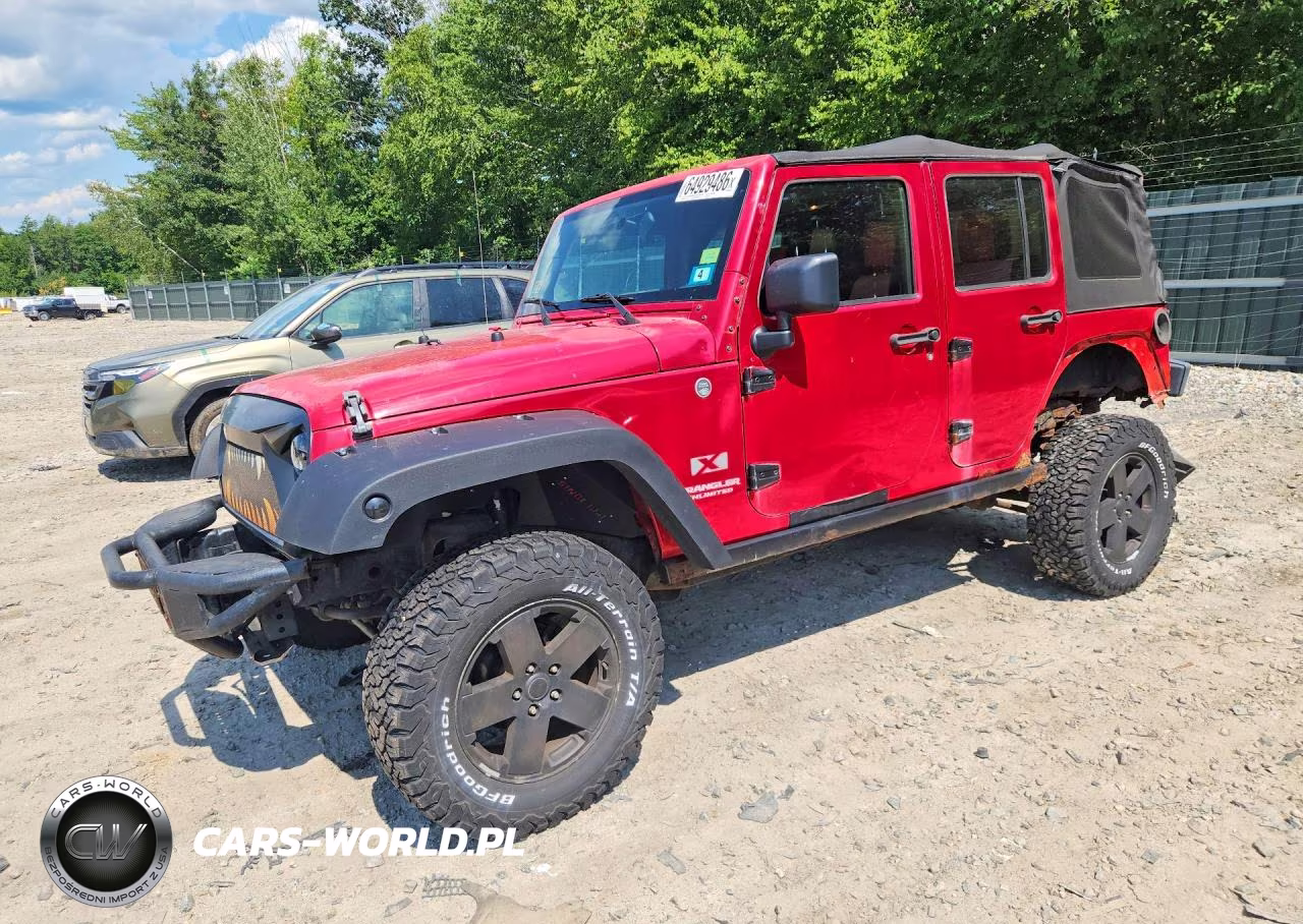 2008 Jeep Wrangler Unlimited X VIN:1J4GA391X8L644280 - 1