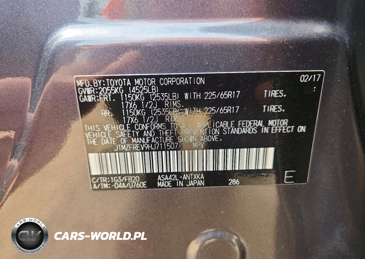 2017 Toyota Rav4 Le VIN:JTMZFREV9HJ711507 - 13