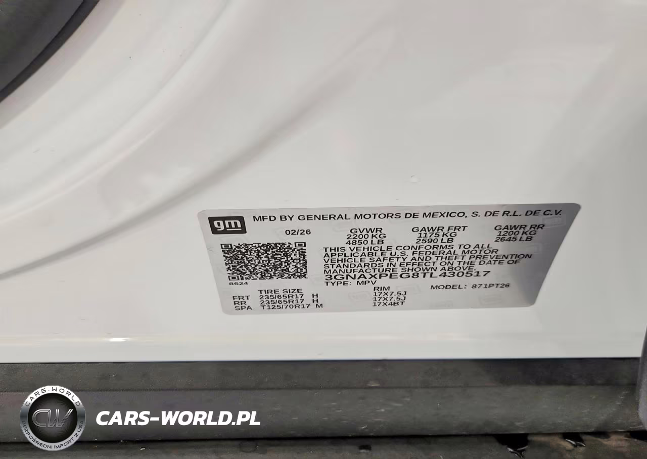 2026 Chevrolet Equinox Lt VIN:3GNAXPEG8TL430517 - 14