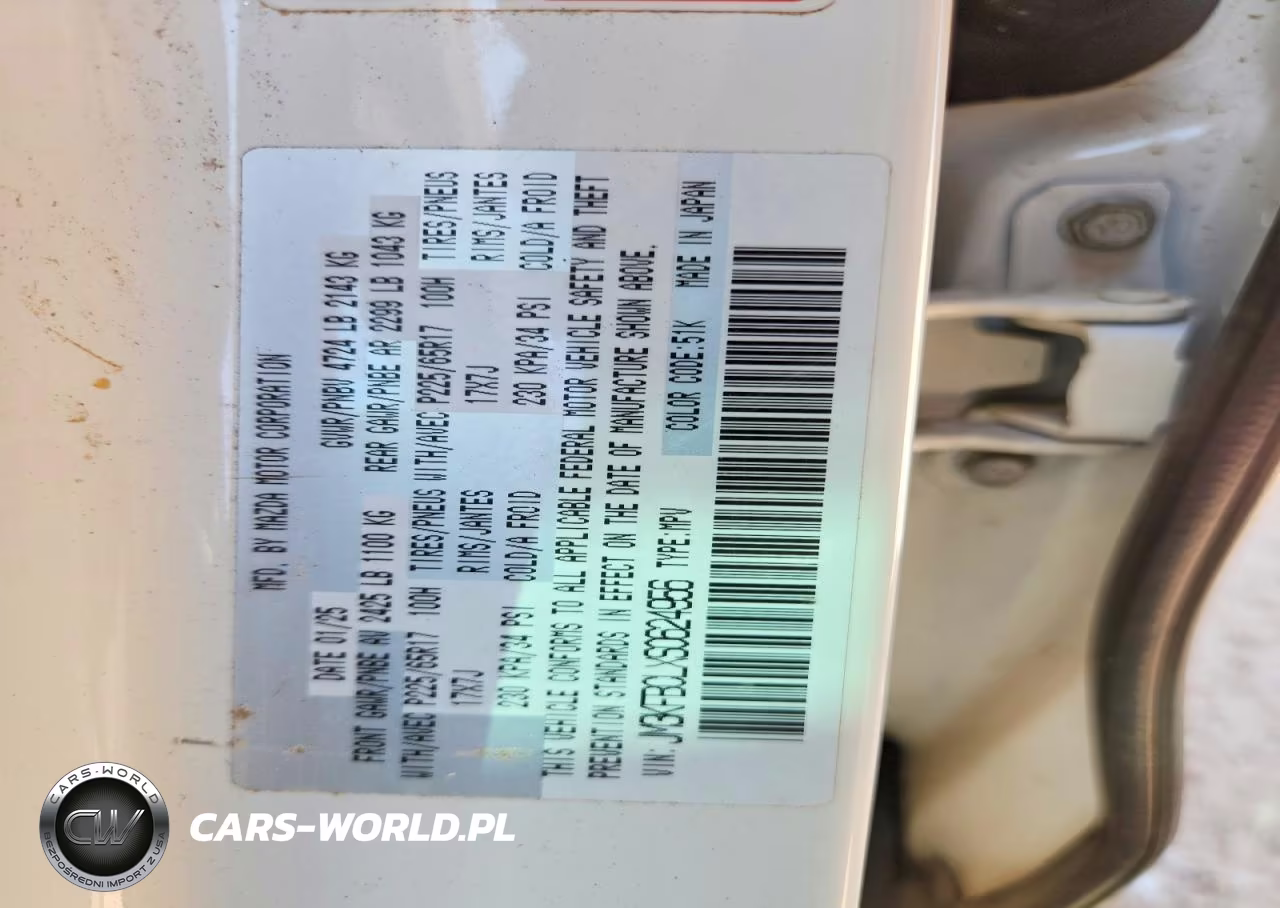 2025 Mazda Cx-5 Preferred VIN:JM3KFBCLXS0624956 - 14