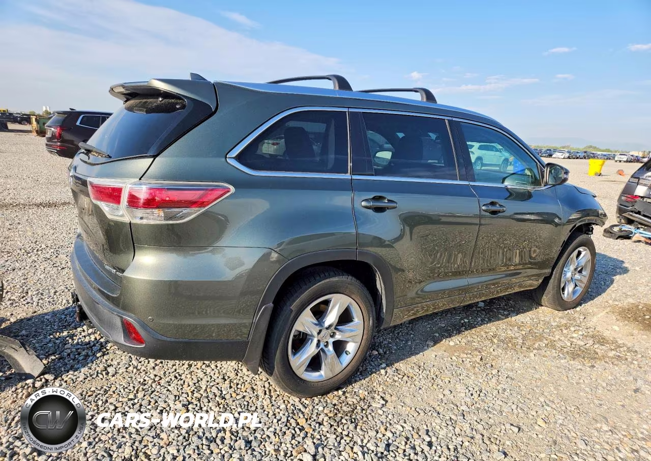 2015 Toyota Highlander Limited VIN:5TDDKRFH9FS143483 - 3