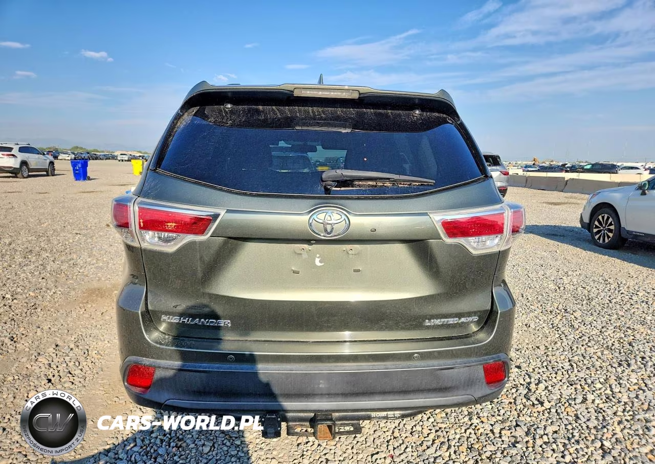 2015 Toyota Highlander Limited VIN:5TDDKRFH9FS143483 - 6