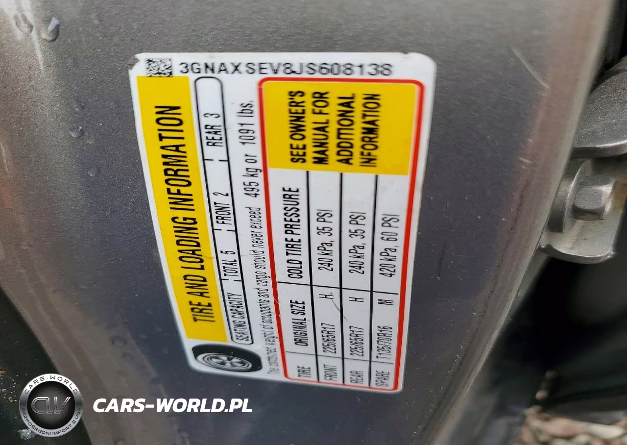 2018 Chevrolet Equinox Lt VIN:3GNAXSEV8JS608138 - 13