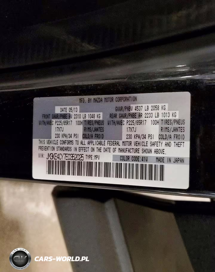 2014 Mazda Cx-5 Touring VIN:JM3KE4CY7E0352025 - 13