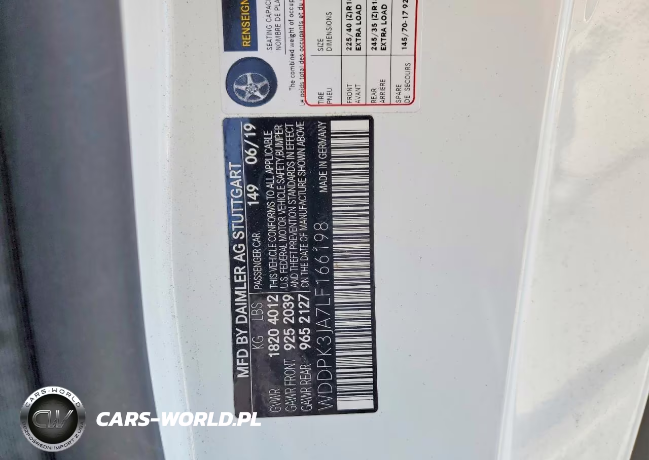 2020 Mercedes-Benz Slc 300 VIN:WDDPK3JA7LF166198 - 13