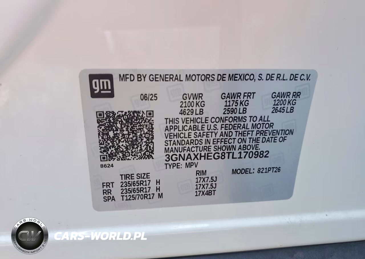 2026 Chevrolet Equinox Lt VIN:3GNAXHEG8TL170982 - 12