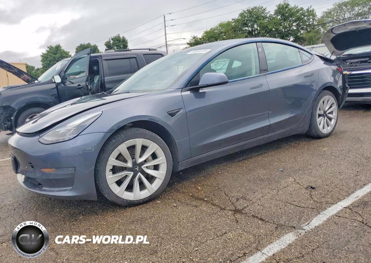 2022 Tesla Model 3 VIN:5YJ3E1EA0NF184743 - 1