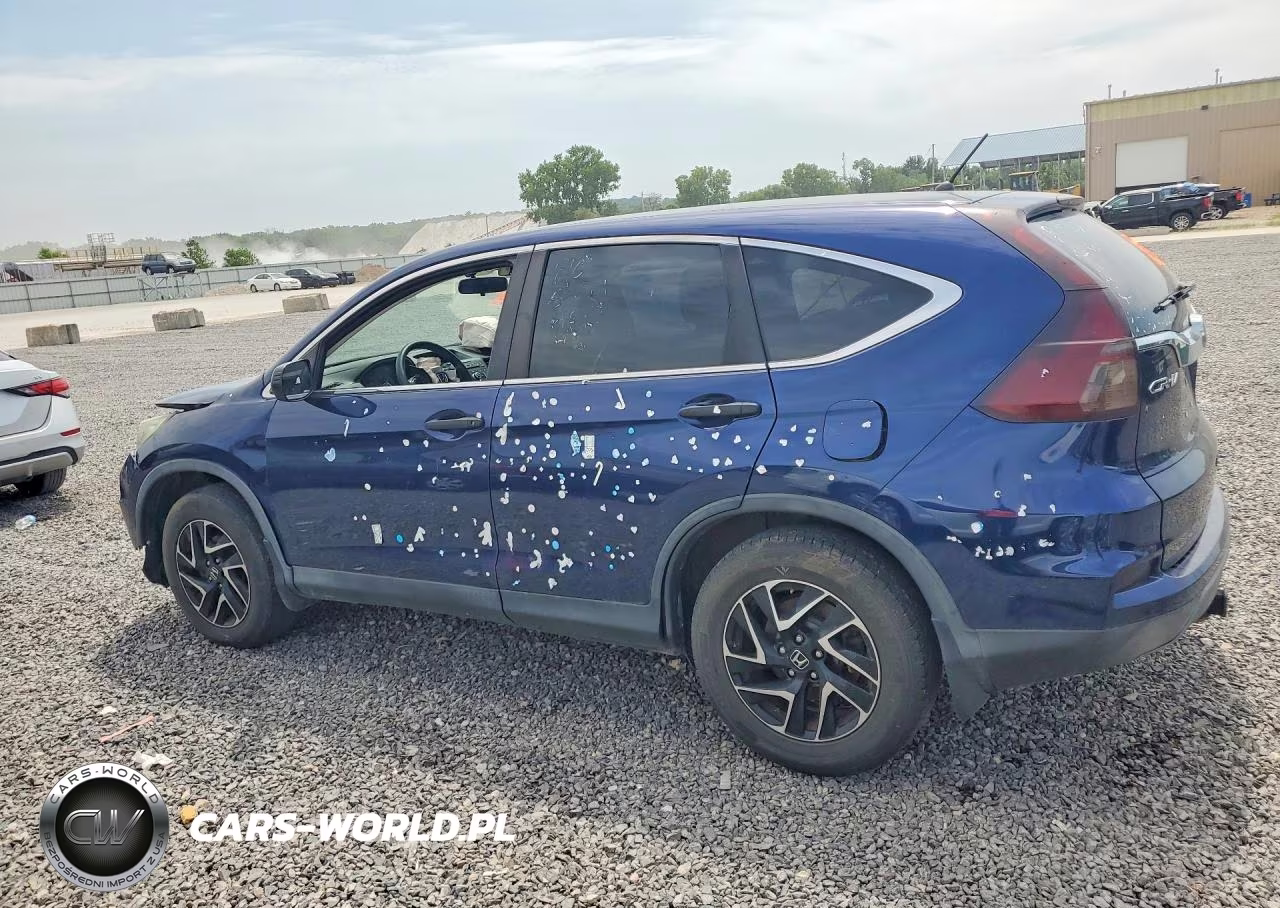 2016 Honda Cr-V Se VIN:5J6RM4H49GL028182 - 2
