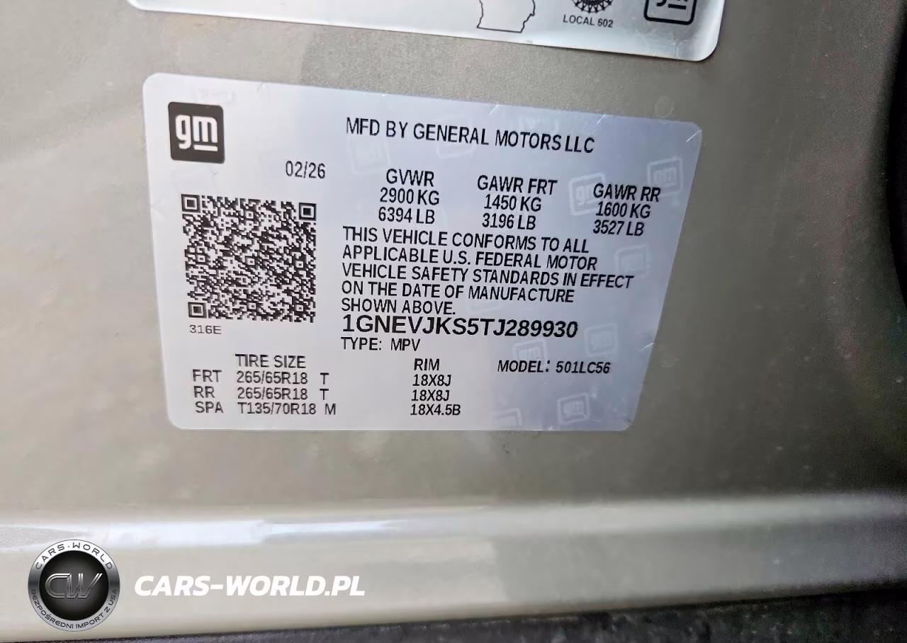 2026 Chevrolet Traverse Z71 VIN:1GNEVJKS5TJ289930 - 14