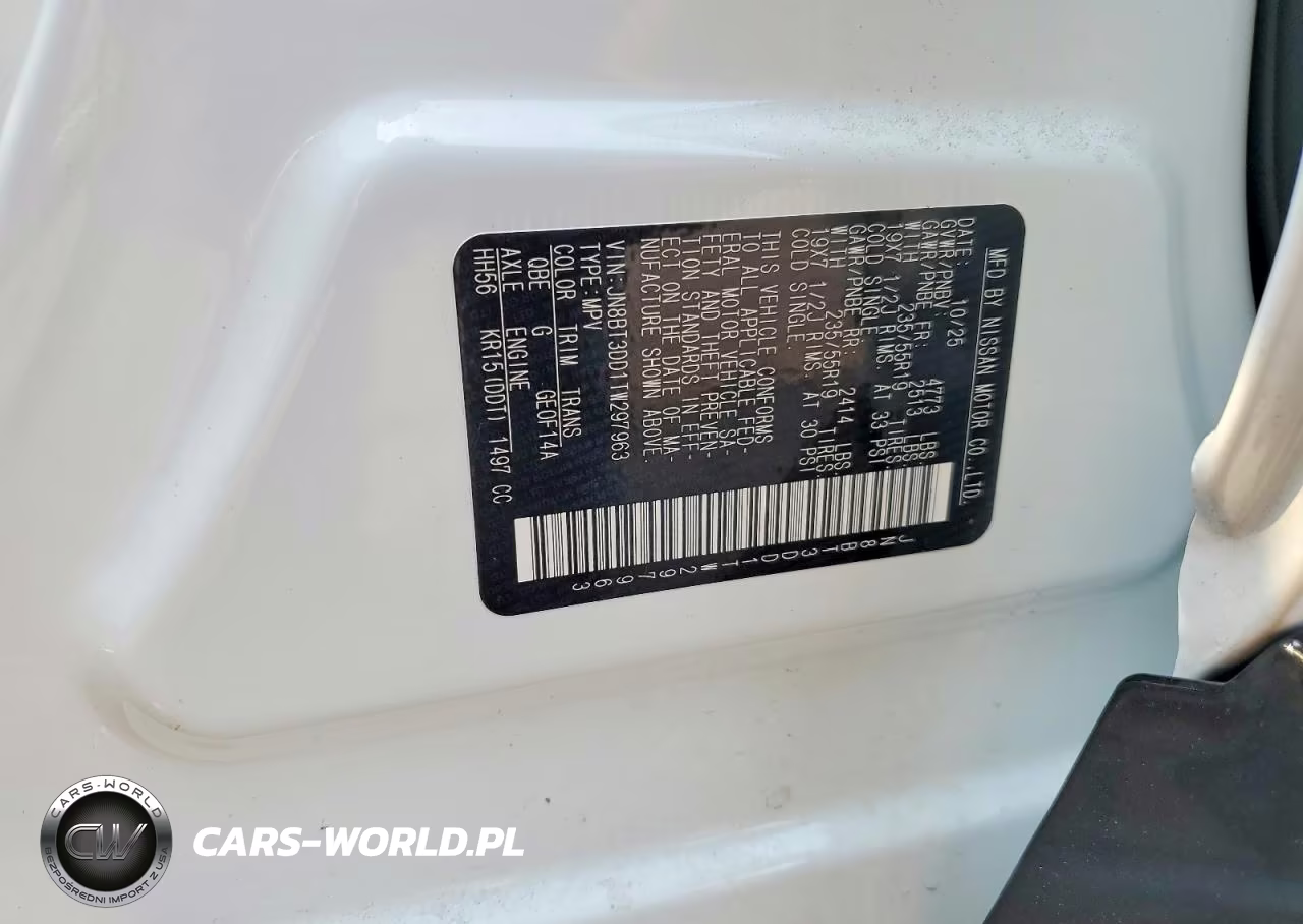 2026 Nissan Rogue Platinum VIN:JN8BT3DD1TW297963 - 13