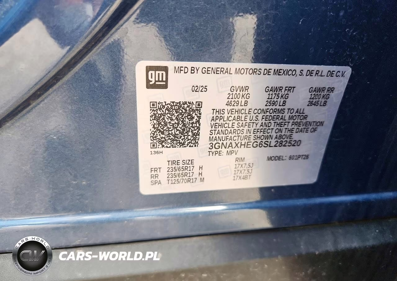 2025 Chevrolet Equinox Lt VIN:3GNAXHEG6SL282520 - 13